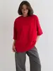 Camiseta de Verano de Manga Corta 100% Algodón Puro Estilo Europeo y Americano Casual Elegante Color Sólido Versión Ligera Estilo Perezoso Aspecto Adelgazante Top que Cubre la Piel