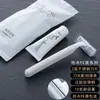 Hotel B&B Navaja Desechable de Acero Inoxidable Crema de Afeitar Baño Salón de Belleza Navaja Cuchillo de Afeitar