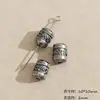 Prata Três Cores Oca Dupla Felicidade Alienígena Fio de Contas Pequeno para Vaso String Colar DIY Feito à Mão Contas Espaçadoras Acessório de Joia Materiais