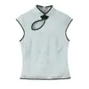Ropa de mujer al por mayor transfronteriza 2026 verano nueva moda top con adorno de hebilla de nudo y textura de satén de seda 4772111