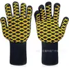 Guantes Retardantes de Llama, Resistentes al Fuego, Resistentes a Altas Temperaturas hasta 800 Grados, Para Barbacoa BBQ, Horno de Microondas, Horneado, Guantes de Silicona Aislantes del Calor Anti-Escaldaduras