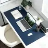 Alfombrilla de Ratón de Cuero Tamaño Grande para Portátil Teclado de Computadora Pad de Escritorio Oficina Escritorio Pad Estudiante Escritura Impermeable Antideslizante
