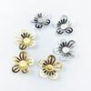 Accesorios de joyería DIY 20 mm soporte de flor de cinco pétalos soporte de flor de cinco hojas corona de fénix abanico materiales decorativos materiales de joyería