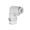 Conector Neumático de Aire Pl Codo Roscado en Ángulo Recto Pl8-02/Pm8 Manguera Enchufe Rápido Compresor de Aire Resistente a la Corrosión Pvdf