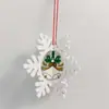 Suministros para Decoración Navideña Adornos Navideños de Madera Creativo Papá Noel Rojo Adornos Colgantes de Madera Calados