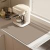 Estilo Simples Bancada de Cozinha Balcão Máquina de Café Tapete Anti-Manchas Mesa de Chá Vinho Tapete Absorvente Tapete de Isolamento Térmico para Fogão Suporte de Drenagem