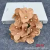 Nuevo producto transfronterizo: 21 Piezas de Cabezas de Flores de Hortensia Artificiales para Coronas de Flores, Paredes de Flores de Fondo para Bodas, Decoraciones de Arcos y Flores Falsas