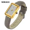 Relógio Quadrado Moka de Alta Moda para Mulheres, Cravejado com Diamantes, À Prova d'Água, Relógio Feminino de Luxo, Relógio de Pulso Feminino de Quartzo Transfronteiriço Retro de Nicho