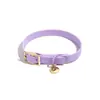 En stock traje de correa y collar impermeable de PVC para perro traje para perro pequeño mediano grande cuerda para pasear perro collar collar