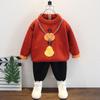 Suéteres para niños Otoño e Invierno 2025 Nuevos Suéteres para Niños Suéteres de Punto Rojos para Niños Moda Infantil