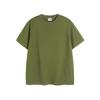 Camiseta de algodón de verano de manga corta para hombre y mujer, estilo informal de Hong Kong, artística, holgada, coreana, en 15 colores