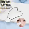 Venta al por mayor del fabricante Tabla raspadora con forma de corazón de acero inoxidable Palo de masaje de belleza facial Masajeador de ojos Multifuncional Universal para todo el cuerpo