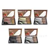 Nuevo Juego de Cuchillos de Caja con Tapa abatible de Acero Inoxidable Electroplateado de Venta Caliente Transfronterizo Juego de 6 Piezas de Cuchillos de Cocina Cuchillo de Chef Cuchillo Pintado en Spray Cuchillo de Cocina