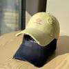 Boné de Baseball com Bordado de Desenho Desfiado de Alta Qualidade para Primavera e Verão, Chapéu Versátil, Circunferência da Cabeça Grande, Boné de Bico de Pato Tendência para Mulheres