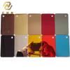 Panel decorativo de acero inoxidable espejo gris espacial azul zafiro negro titanio rosa rojo titanio oro champán panel de espejo decorativo