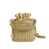 Bolso de alta calidad para mujer 2024 Nuevo bolso de cubo tejido texturizado elegante para todo tipo de atuendos bolso de hombro bandolera venta al por mayor