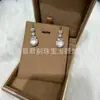 Pendientes de Calabaza Incrustados con Crisoprasa Hielo Chapados en Plata S925 al por Mayor Pendientes de Gota de Agua de Ágata Rosa Comparables al Jadeíta Jade