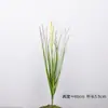 Plantas Verdes Artificiales, Hierba de Junco de Tallo Único, Hierba de Cola de Zorro Falsa, Decoración de Fondo para Habitaciones Modelo, Escaparates y Paisajismo de Jardines