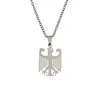 Collar Minimalista de Acero Inoxidable con Águila Alemana para Mujer, Superventas Transfronterizo, Puede Aceptar Diseño y Producción de Joyería de Acero Inoxidable