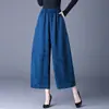Garantía de Calidad Seda Real Reductor de Edad Primavera y Otoño Nuevo Estilo Chino Estilo Nacional Holgado Adelgazante Versátil Elegante Jacquard Pantalones Casuales