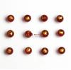 Mingdu Crystal Red Agate 12 Zodiac Bullet Bronzing 12 Zodiac DIY Acessórios Atacado