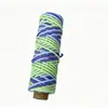 Corda de Algodão Fio Central Tingida por Segmento Cor Gradiente 3mm Corda para Teclagem de Pulseira DIY Macramê Cordão de Celular Artesanato de Teclagem