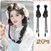 Bolsa para Peluca Estilo Antiguo Dinastía Han, Peinado de Moño de Bebé de Una Pieza, Almohadilla para el Cabello de Disfraz Antiguo, Accesorios para el Cabello Listos para Usar, Envío Directo de Una Pieza