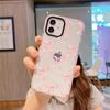 Funda Popular Rosa Lazo Manzana 18Pm para Teléfono iPhone 17 Anti-Caídas Cubierta Protectora 15 Borde Doble Color 14 Funda Suave