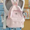 Mochila nueva estilo coreano ins de lunares para niñas, encaje, alto valor estético, gran capacidad, mochila escolar para estudiantes de secundaria, mochila estilo bosque