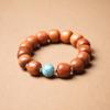 Pulseira de Sândalo Vermelho Nepal Verdadeiro Vênus Alta Densidade de Óleo Joias de Lótus Pulseira de Sândalo Vermelho Argila de Madeira Brinquedo de Madeira Atacado
