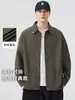 VIVA CAMELLO Camisa Casual de Estilo Primavera y Otoño para Hombre, Ligera, Holgada, Versátil, Chaqueta Camisa de Trabajo