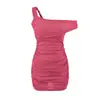 Vestido Curto Bodycon Sem Alças Puro Desejo com Bojos para Mulheres, Vestido de Verão 2026, Estilo Coreano, Elegante com Ajuste na Cintura