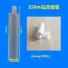 Tubo de Aluminio para Pasta de Dientes, Tubo Suave para Dispensar Pegamento, Pintura, Asfalto, Tubo Separador Blanco, Tubo de Aluminio para Pasta de Dientes Metálico Dispensador
