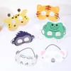 Máscaras de Animales de Dibujos Animados para Cumpleaños, Día del Niño, Fiesta, Representación en Jardín de Infancia, Máscaras de Animales de Dibujos Animados, Máscaras de Papel