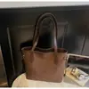 Bolsa Feminina Vintage de Nicho 2026 Nova Tendência Inverno High-End Versátil Bolsa de Ombro Grande Capacidade Bolsa Tote para o Dia a Dia