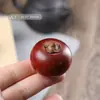 Jacarandá Caqui Ruyi Wenwan Acessórios DIY Corrente para Celular Bolsa Pingente de Chave Pingente Ornamento Joia