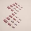 Manicura rosa macaron puro deseo longitud media estilo europeo y americano ins hueca francesa nube blanca floreciente manicura usar uña