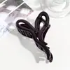 Presilha de Garra Grande para Cabelo em Forma de Coração Brilhante, Estilosa e Simples, para Penteados Presos na Parte de Trás da Cabeça, Acessório de Cabelo Tipo Pinça Tubarão para Mulheres, Atacado
