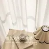 Tijera Venta al por mayor Dropshipping Cortina Cortina Transparente Transmitente de Luz No Transparente Cortina Soñadora Balcón Cortina Transparente Blanca Persianas de Raya Vertical
