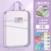Bolsa de Assunto em L, Bolsa de Arquivo Classificatória, Bolsa de Tela para Aulas Particulares, Bolsa Classificatória, Pacote para Aulas Particulares, Bolsa de Armazenamento de Livros, Bolsa de Arquivo A4