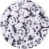 Acessórios para Joias DIY Materiais para Miçangas Artesanais Miçangas Acrílicas Miçangas com Letras em Formato de Coração Miçangas Planas Educação Infantil para Crianças