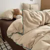 Novo Conjunto de Roupa de Cama Catiônica Classe A 2026, Estilo Minimalista, Conjunto de Quatro Peças - Abraçando a Simplicidade, Capa de Edredom Individual 150*200cm