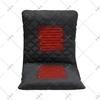 Funda de Cojín Calefactable Impermeable Acolchada de Algodón Pongee para Silla, Interfaz USB, Ajuste de Temperatura de Tres Velocidades, Funda de Silla Desmontable