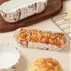 Bandeja de Papel Laminado para Pão de Abacaxi Espesso, Bandeja Redonda em Formato de Barco para Bolo Grande Moinho de Vento, Bandeja de Papel Laminado Grande Moinho de Vento 8*3/9*3