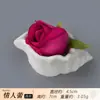 Pintura a Óleo Simulada Rosa em Botão Acessórios Feitos à Mão DIY Material de Flor para Casamento Flor Pequena Floral Retrô Botão de Flor Decoração de Parede com Flores