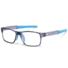 Nuevas Monturas Deportivas para Gafas de Tr90 con Almohadillas Nasales Ajustables de Silicona, Ligeras, Cómodas, Monturas de Silicona Antideslizantes, Adecuadas para Lentes Graduados