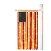 Bandera colgante para el Día de la Independencia de América, de doble cara, poliéster, decoración para chimenea del hogar, colgante de puerta