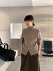 6UP Suéter de Cuello Alto de Lana Coreano Otoño e Invierno para Mujer 2024 Guangzhou Línea 13 Nuevo Estilo Muy Sencillo Top 90387