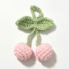 Flor de borla al por mayor colgante flor de lana tejida a crochet cinco flores pequeñas accesorios de ropa encaje tejido a mano