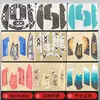 Adesivos Antiderrapantes para Mouse Yuanlin, Couro PU, Absorventes de Suor, Esteticamente Agradáveis, Personalizáveis com Seu Próprio Design, Patas de Mouse Universais